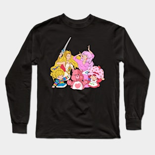 retro 80s cartoon's Long Sleeve T-Shirt